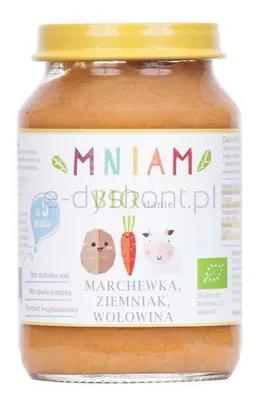 Danie Marchewka-Ziemniak-Wołowina Od 5 Miesiąca Bio 190 G Mniam