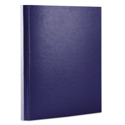 Office Products Teczka Z Rzepem Pp, A4/4Cm, 3-Skrz., Granatowa