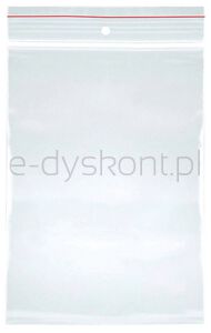 Torebka strunowa OFFICE PRODUCTS, LDPE, 200x250mm, 100szt., transparentna