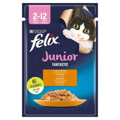 Karma Kot Felix Fantastic Junior Kurczak 85 G Nestle
