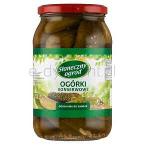 Ogórki Konserwowe Słoneczny Ogród 900 G/470 G Mw Dobry Wybór