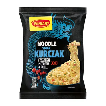 WINIARY Nudle Kurczak z czarnym pieprzem & chili 62g