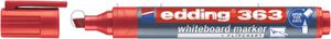 Edding Marker do tablice-363 1-5 mm, czerwony