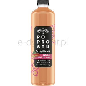 Tymbark Po Prostu Kompotowy Napój Rabarbar Porzeczka Jabłko 1,25 L