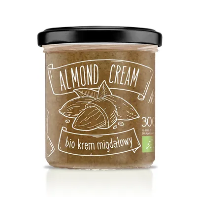 Krem Z Migdałów Naturalnych Bio 300 G
