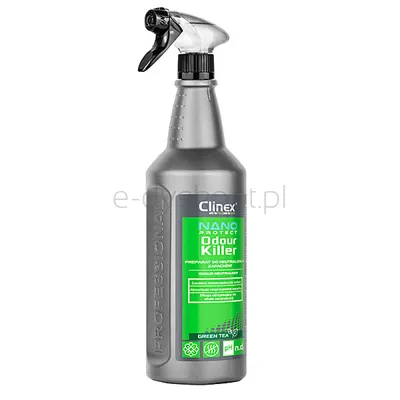 Clinex Preparat Nano Protect Silver Odour Killer, do neutralizacji zapachów, green tea, 1l