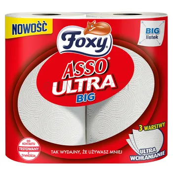 Foxy Ręcznik Kuchenny Asso Ultra Big 2 Rolki