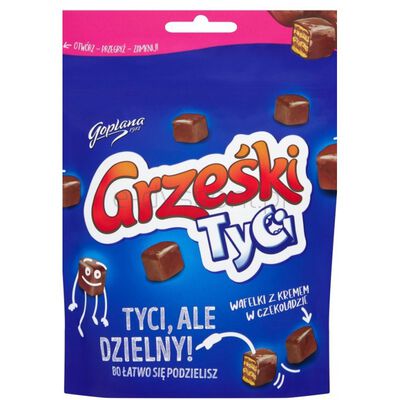 Grześki Tyci Wafelki Z Kremem W Czekoladzie 120 G