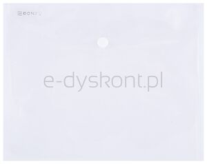 Donau Teczka kopertowa zatrzask, PP, C5, 180mikr., transparentna