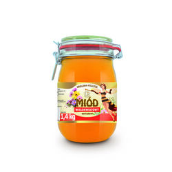 Komfort Miód Wielokwiatowy Królowa Pszczół 1,4 Kg 