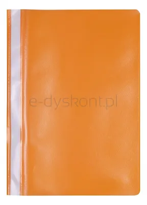 Office Products Skoroszyt, Pp, A4, Miękki, 100/170Mikr., Pomarańczowy