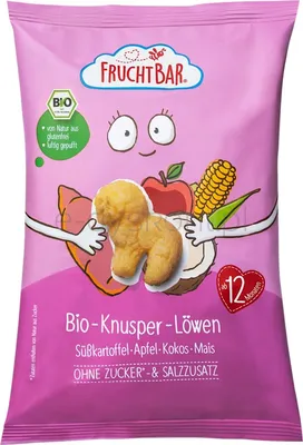 Chrupki kukurydziane batat-jabłko-kokos dla dzieci powyżej 12 miesiąca życia BIO 30 g