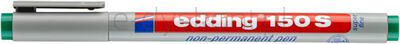 Foliopis zmywalny e-150 S EDDING, 0,3 mm, zielony
