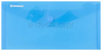 Donau Teczka Kopertowa Zatrzask, Pp, Dl, 180Mikr., Niebieska 
