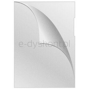 Q-Connect Obwoluta typu L, poszerzana, PP, A4, groszkowa, 75mikr., 50szt., transparentna