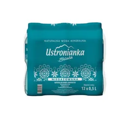 Woda Ustronianka Biała 0,5L Niegazowana