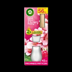 Air Wick Patyczki Zapachowe Kwiat Wiśni I Soczyste Maliny 42 Ml