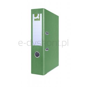 Q-Connect Segregator Hero z szyną, PP, A4/75mm, zielony