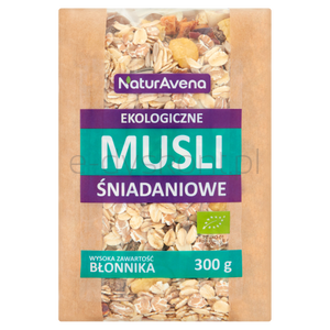 Naturavena Ekologiczne musli śnadaniowe 300g