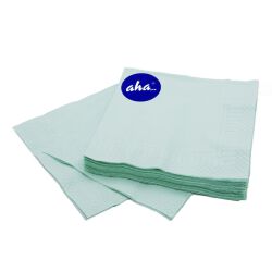 AHA Serwetki 3-warstwowe, składanie 1/4, 33x33cm, 20 szt., pastelowo seledynowe