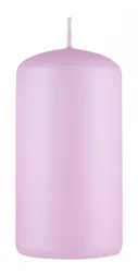 Donau HOME Świeca słupek Standard Lakier, 60x115mm, różowy perła mat