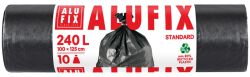 Alufix Worki na śmieci, LDPE, 240l, 10 szt., czarne