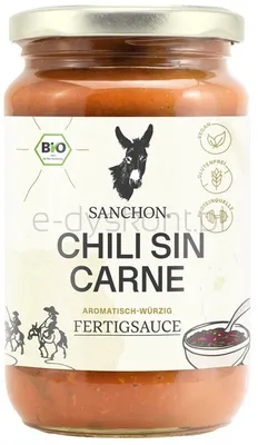 Sos chili sin carne bezglutenowy BIO 330 ml