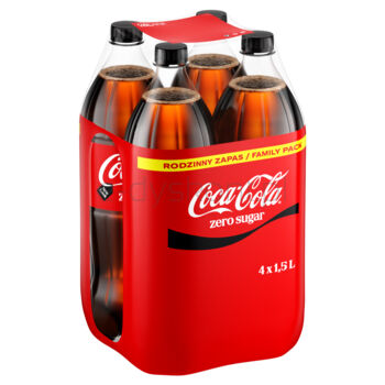Coca-Cola Zero 4 x 1,5L - SK