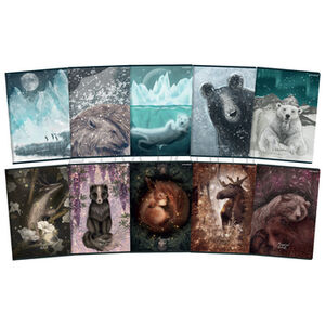 Top 2000 Zeszyt Forest/Ice A5 32k linia z marginesem