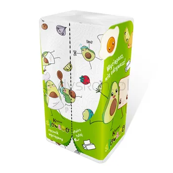 Kartika Ręcznik Papierowy Zz Avocado Decor Pakiet 150 List 2-Warstwowy
