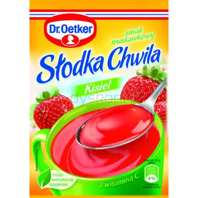 Dr.Oetker Słodka Chwila Kisiel Truskawkowy 30G