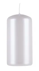 Świeca słupek DONAU HOME Standard Lakier, 50x100mm, 4 szt., biały perła