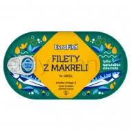 Evrafish filety z makreli w oleju 170 g