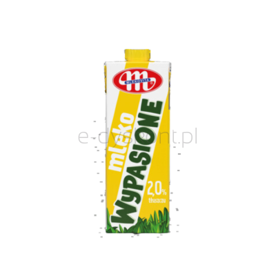 Mlekovita Mleko UHT 2% tłuszczu Wypasione 1l
