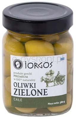 Oliwki Zielone Całe Premium 360/220G