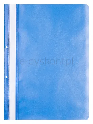 Office Products Skoroszyt, PP, A4, 2 otwory, 100/170mikr., wpinany, niebieski