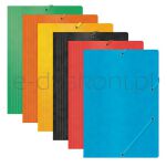 Office Products Teczka Z Gumką, Preszpan, A4, 390Gsm, 3-Skrz., Zielona - 2