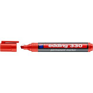 Edding Marker permanentny A8 e-330 czerwony