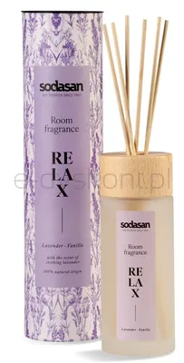 Sodasan Odświeżacz Powietrza lawendowy z patyczkami BIO 200 ml