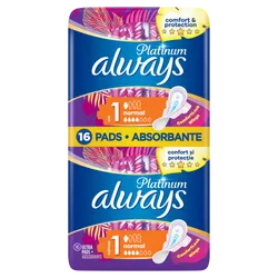Always Podpaski Platinum Normal 16 Sztuk