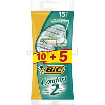 Bic Maszynka do golenia Comfort 2 Pouch 10+5