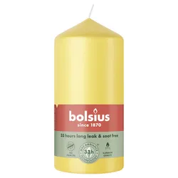 Bolsius Świeca Pieńkowa Essentials 120/58 Słoneczny Żółty