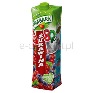 Tymbark Owoce Świata Napój wieloowocowy żurawina 1 l