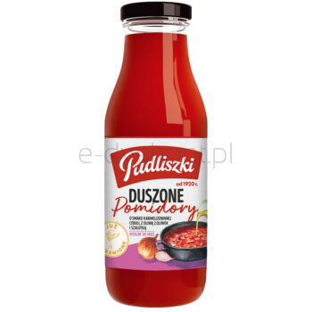 Duszone pomidory - karmelizowana cebula i szalotka 495g