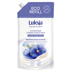 Luksja Kremowe Mydło W Płynie len, zapas 900ml