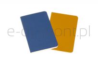 Zestaw 2 zeszytów Moleskine Volant, XS, 6,5x10,5cm, w linie, 56 stron, blue/amber yellow - 2