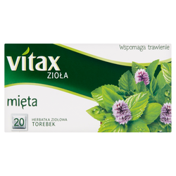 Vitax Herbata Zioła Mięta 20 Torebek X 1,5G