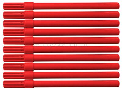 Office Products Flamaster biurowy 10szt., czerwony [BIURO]