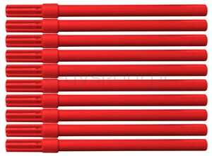 Office Products Flamaster biurowy 10szt., czerwony