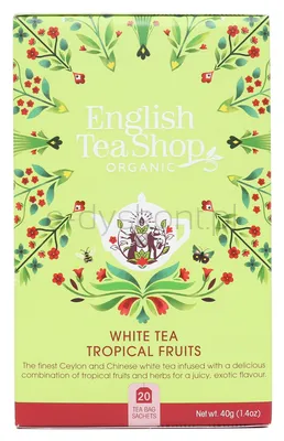 Herbata Biała Tropical Fruits (20X2) Bio 40 G